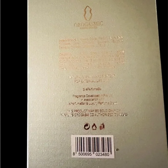 Orogasmic Pur Sex Pheromones Extract de Parfum - Rose Gold Bottle 100 ml full - Picture 3 of 4